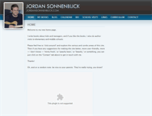 Tablet Screenshot of jordansonnenblick.com